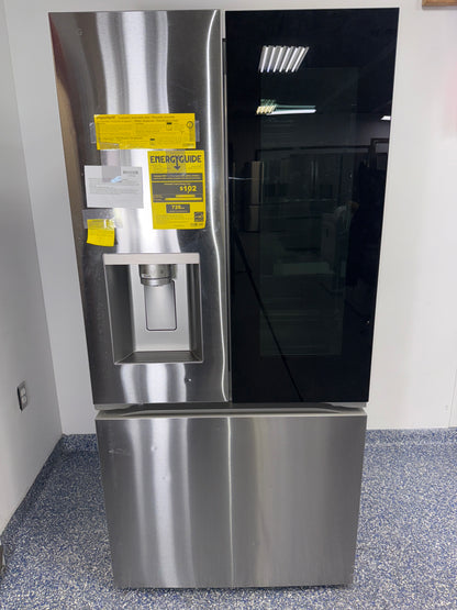 LG LF25S6560S door showing the InstaView® tinted glass panel and Door-in-Door® compartment in Overland Park.