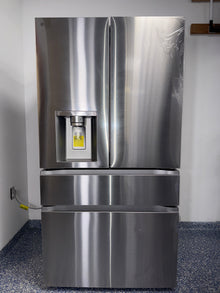 The LG LF29S8330S refrigerator from the front, highlighting its Full-Convert™ Drawer and a great deal in Kansas.