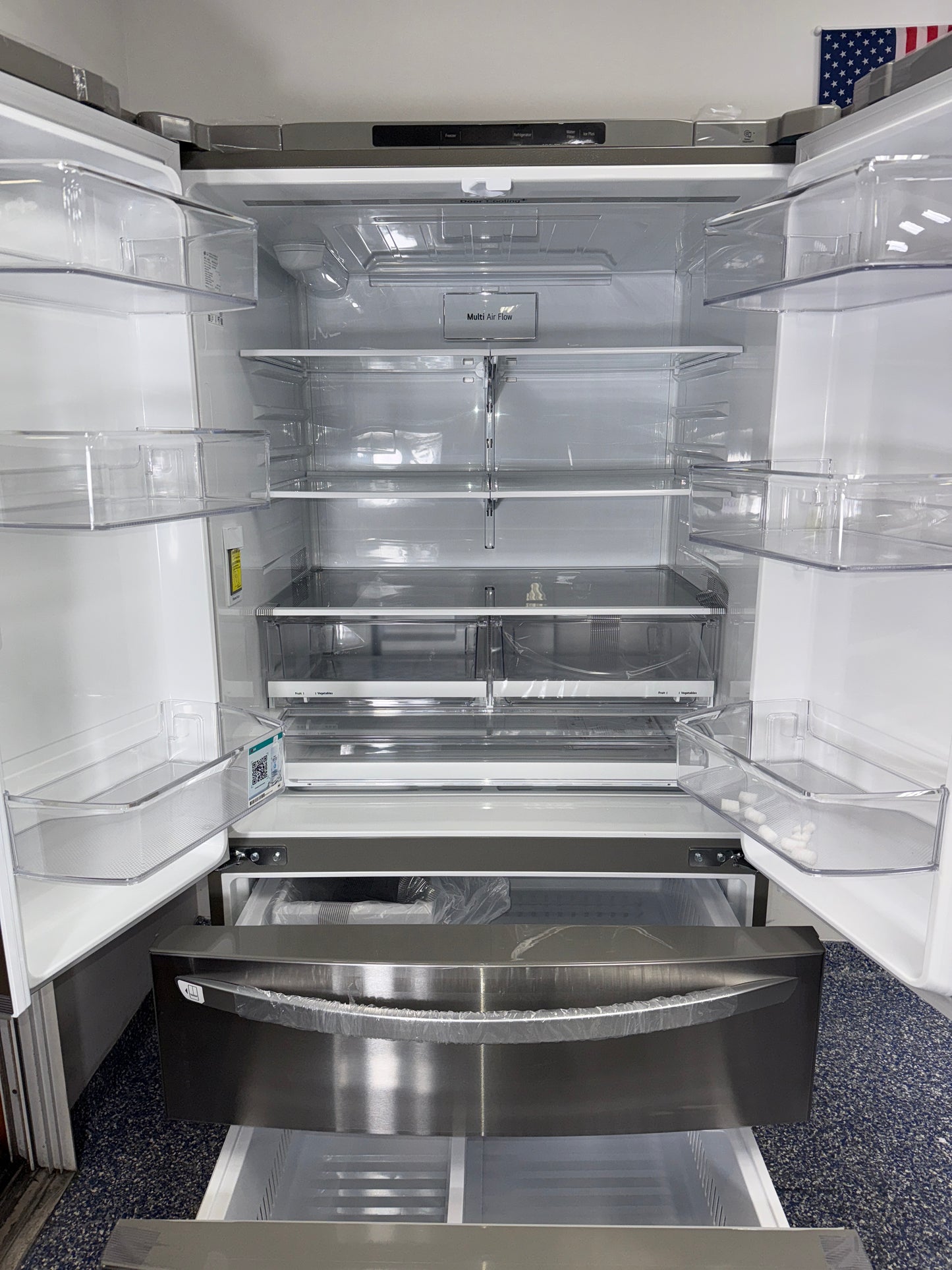 Dual freezer drawers of the LG LMWS29626S, shown in Kansas City homes.