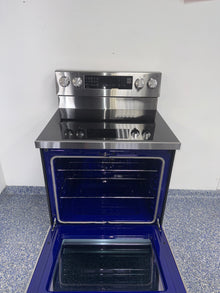 InstaView® oven window on the LG LREN6325XE electric range in the Kansas City Metro area.