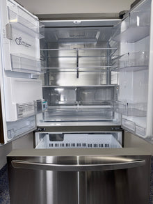 LG LRFXC2606S dual ice makers in freezer and door dispenser Kansas City home