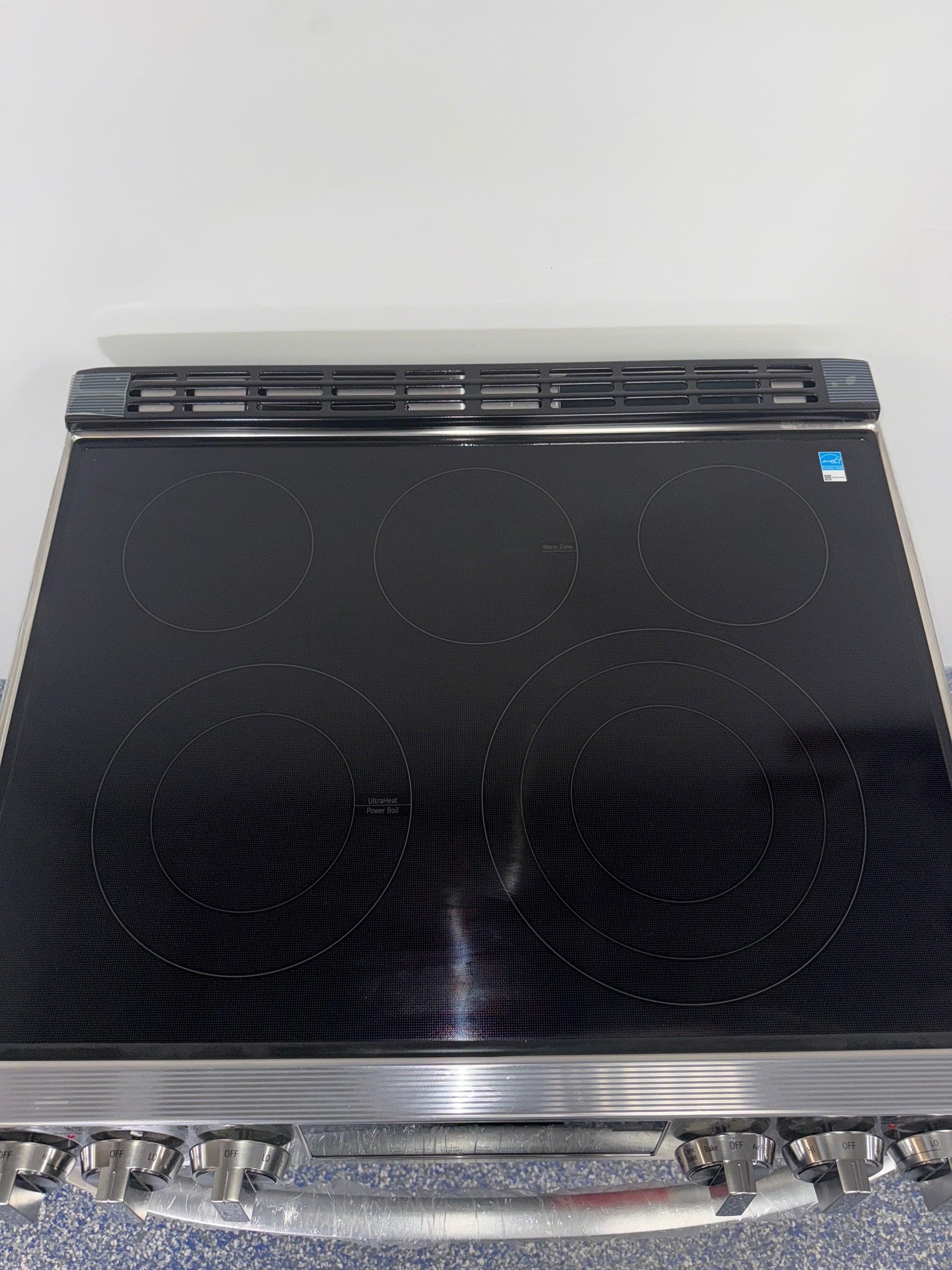 ProBake Convection® cooking performance in LG LSEL6335FE electric range, discounted at Appliance Shark in Kansas City.