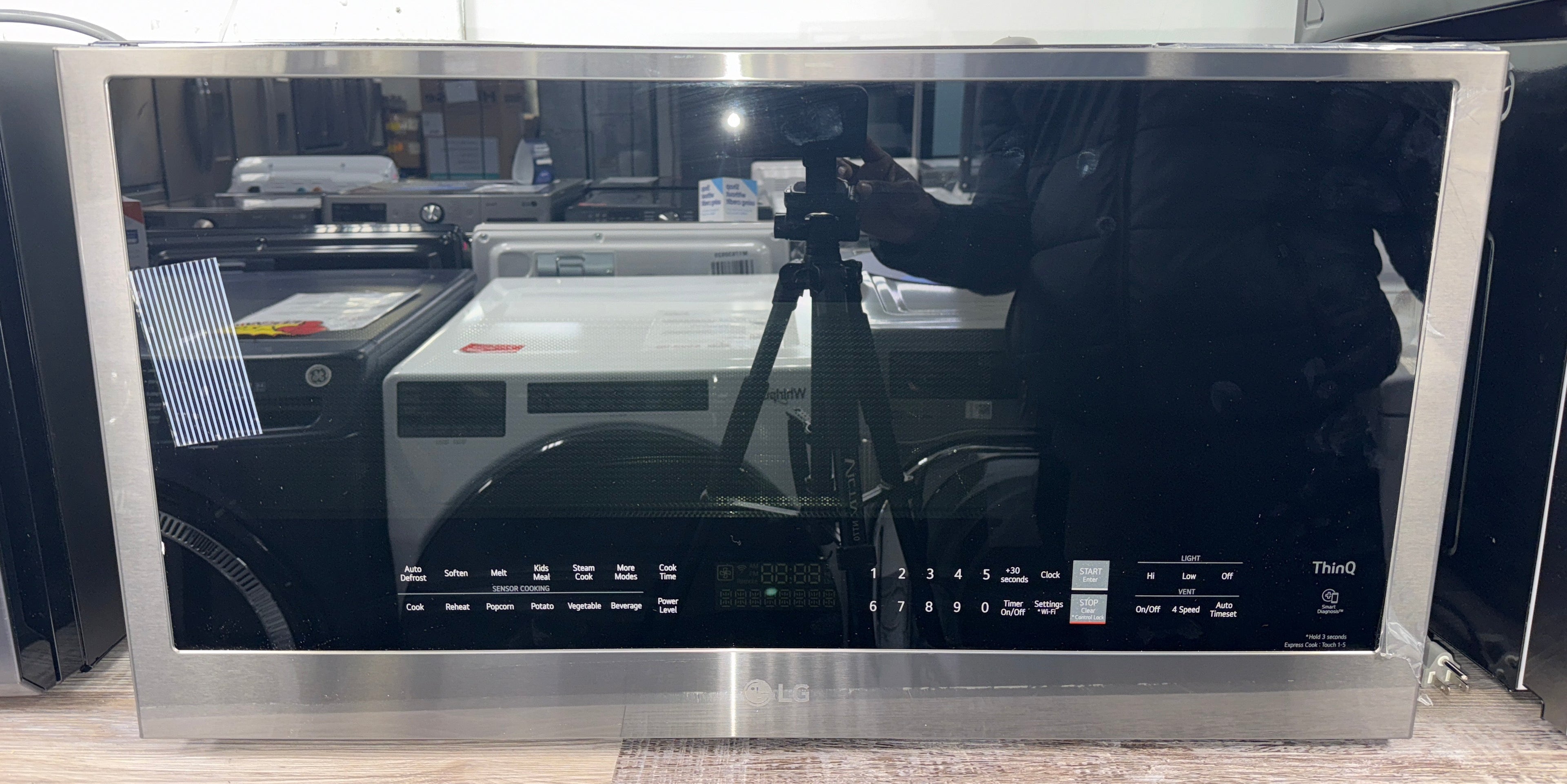 LG MVEL2033D over-the-range microwave in Overland Park Kansas City area