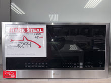 A sleek photo of the LG MVEL2137F over-the-range microwave in smudge-proof stainless steel, available at a discount in Kansas City.