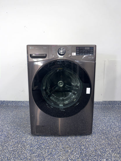 LG WM4080HBA2 front load washer front view in Overland Park Kansas City