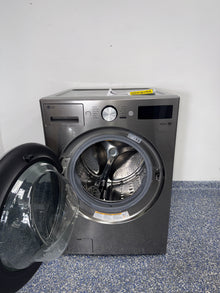 Control panel and settings of the LG WM5800HVA front load washer in the Kansas City Metro area.