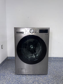 LG WM5800HVA front load washer front view in Overland Park near Kansas City