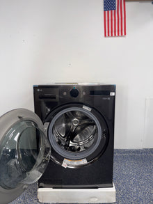 AI Fabric & Weight Sensor control panel of the LG WM6998HBA washer/dryer combo, featured in Kansas City homes.