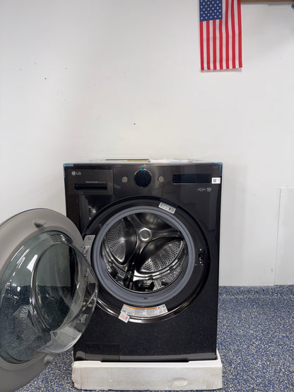 AI Fabric & Weight Sensor control panel of the LG WM6998HBA washer/dryer combo, featured in Kansas City homes.