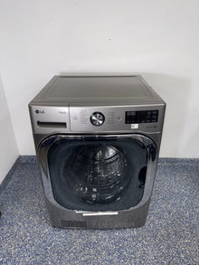 LG WM8980HVA front load washer front view available in Overland Park Kansas City metro area.