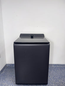 The LG WT8400CB top load washer from the front, highlighting its TurboDrum™ Technology and a great deal in Kansas.