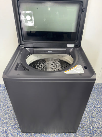 LG WT8600CB control panel with TurboWash3D™ and ThinQ® smart features, shown in Overland Park, KS.