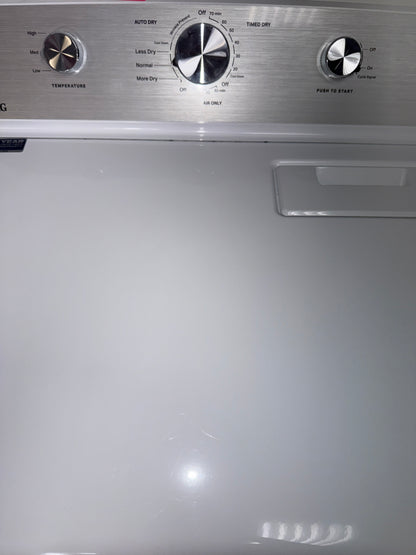 The MAYTAG 7.0 cu. ft. electric dryer, model MED4500MW, available at Appliance Shark.