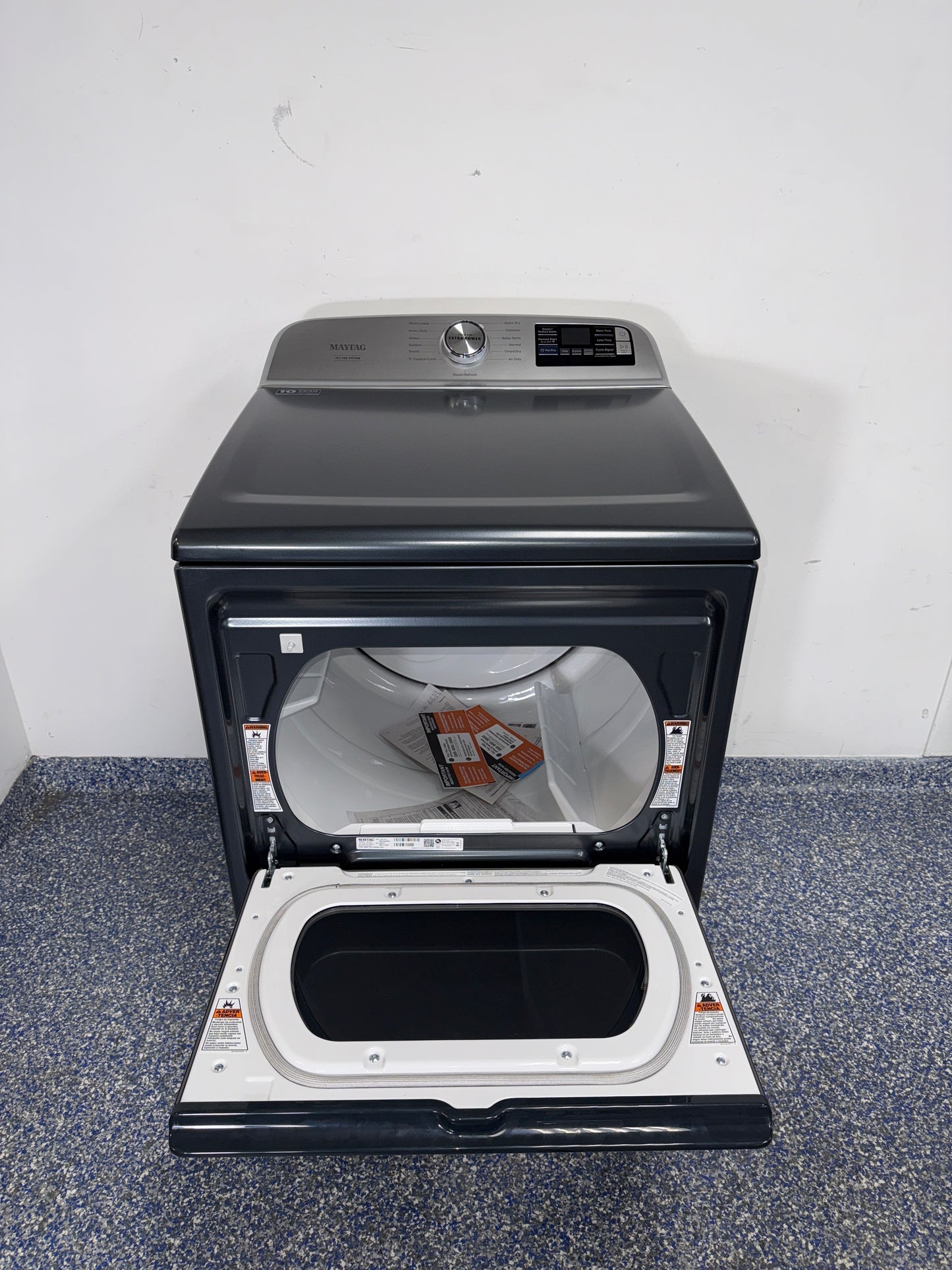 MAYTAG MED7205RF electric dryer control panel in Overland Park near Kansas City