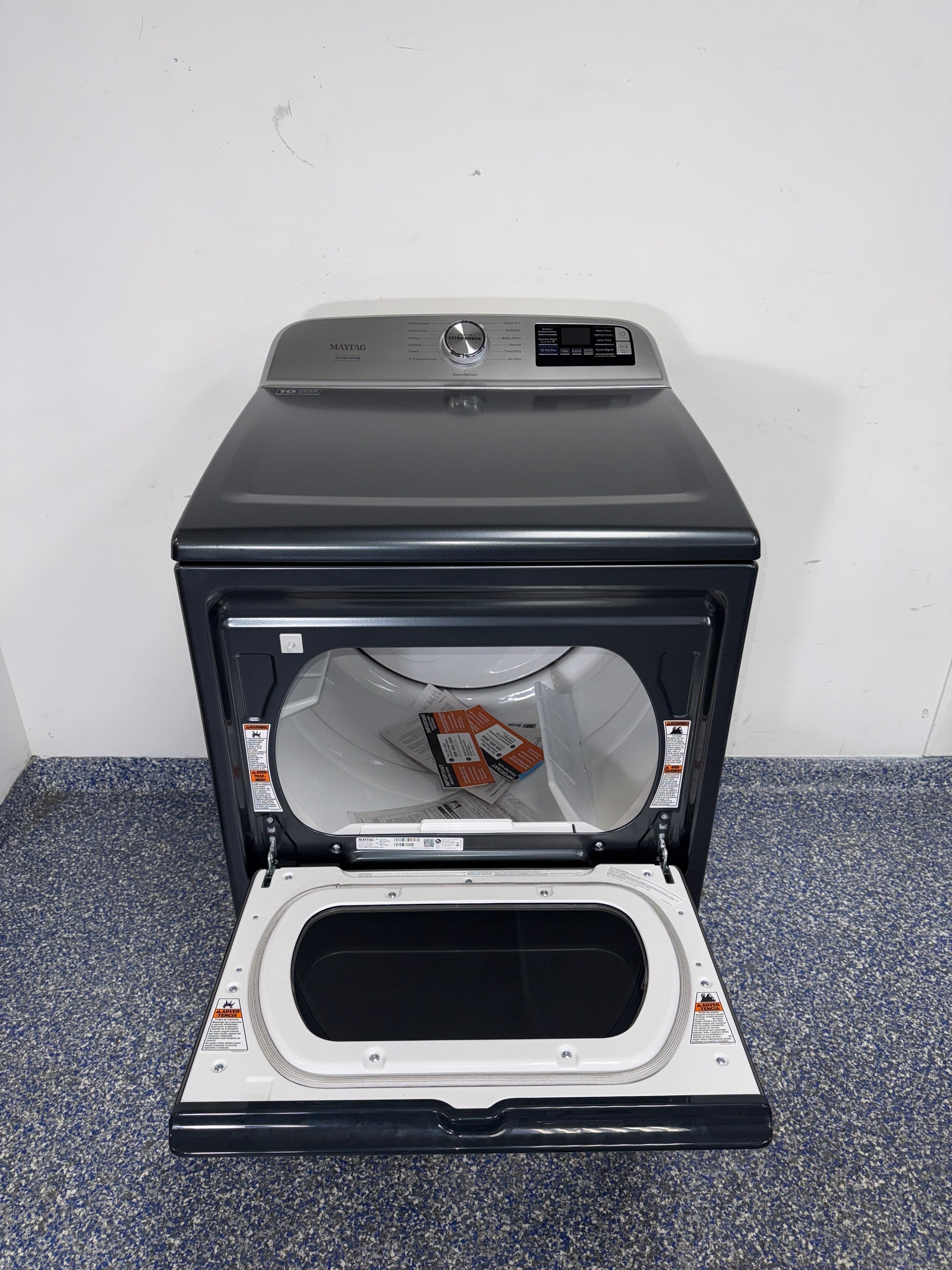 MAYTAG MED7205RF electric dryer control panel in Overland Park near Kansas City