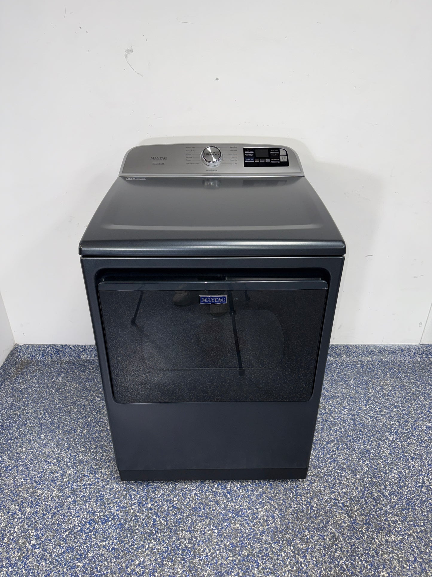 MAYTAG MED7205RF electric dryer front view in Overland Park near Kansas City