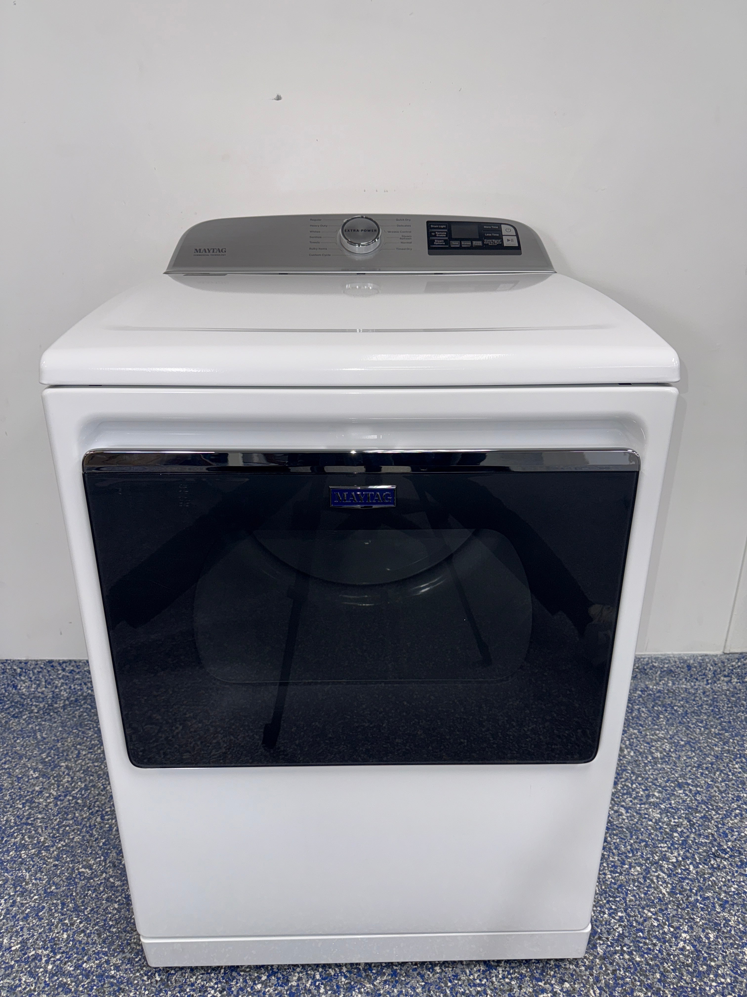MAYTAG MED7230HW4 electric dryer front view Kansas City laundry room