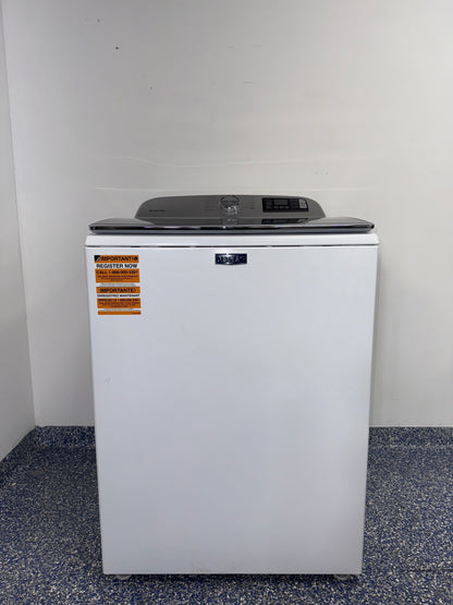 The MAYTAG MVW6230HW top load washer from the front, highlighting its Extra Power button and a great deal in Kansas.