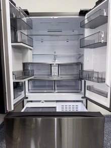 The SAMSUNG 24 cu. ft. French door refrigerator, model RF24BB6600QL, available at Appliance Shark.