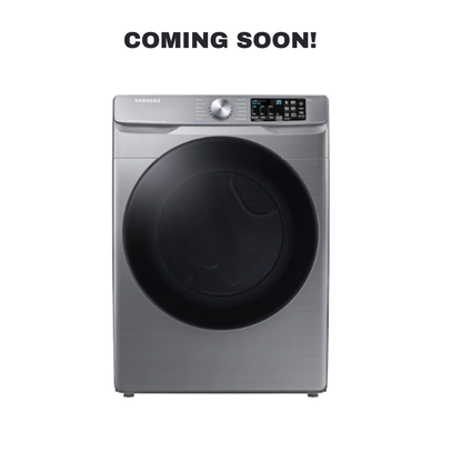 SAMSUNG DVE45B6300P electric dryer front view in Overland Park near Kansas City