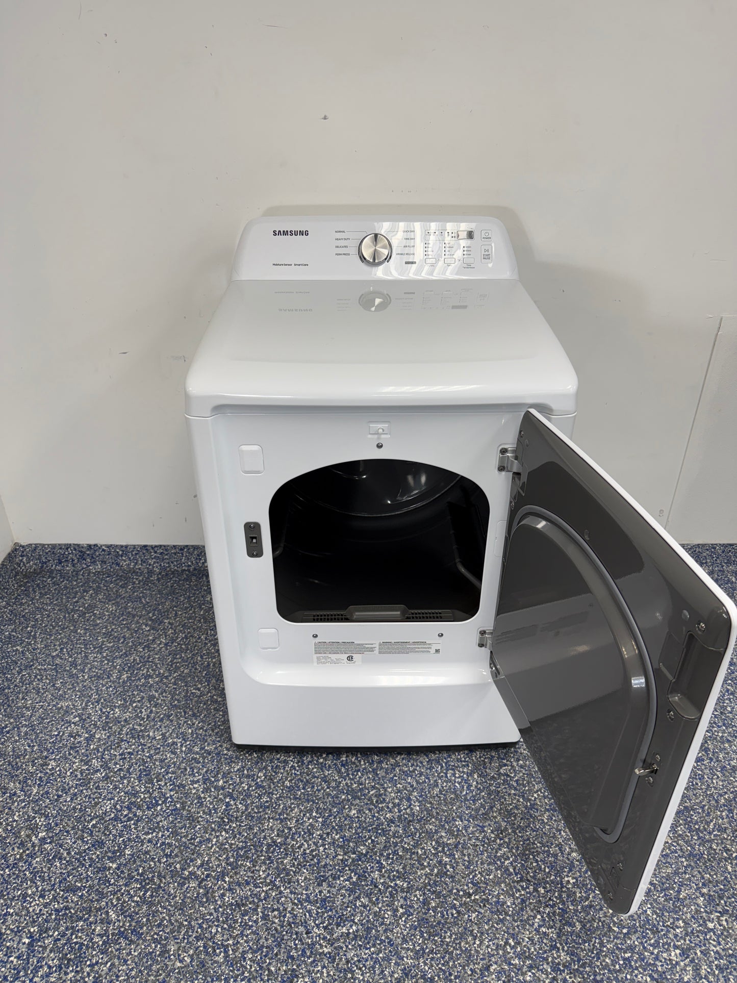 SAMSUNG DVE45T3200W front load dryer control panel in Overland Park KS