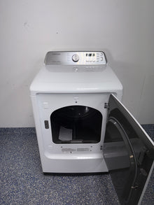 SAMSUNG DVE47CG3500W electric dryer angled view in Overland Park Kansas City