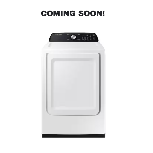 SAMSUNG DVE47CG3530W electric dryer front view in Overland Park Kansas City