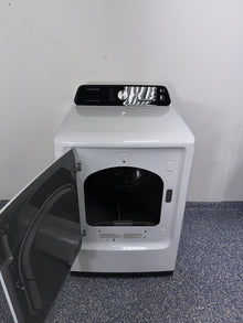SAMSUNG DVE47CG3530WA electric dryer angled view in Overland Park Kansas City