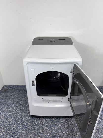 SAMSUNG DVE52A5500W electric dryer angled view in Overland Park Kansas City
