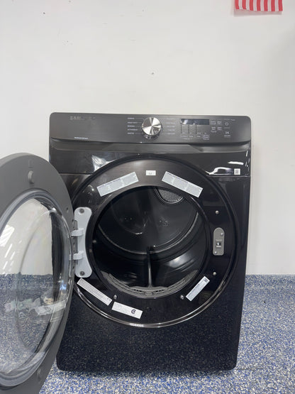 Control panel of the SAMSUNG DVG45T6000V showing cycle options, featured in Kansas City homes.