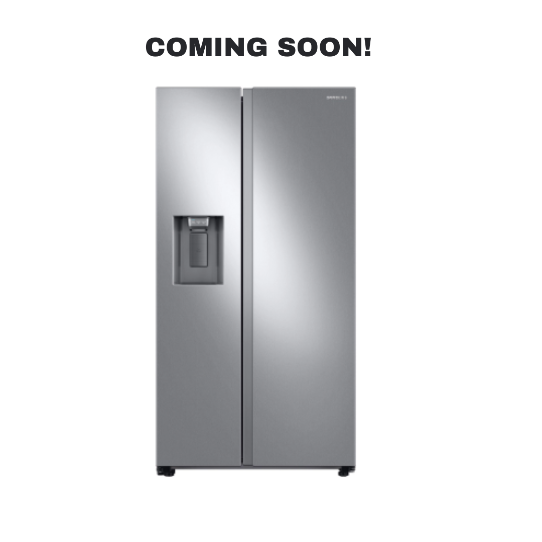 SAMSUNG RS27T5200SR side-by-side refrigerator front view in Overland Park near Kansas City