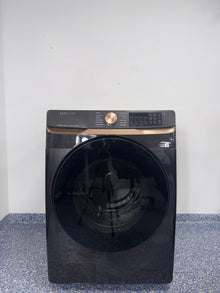 A close-up view of the interior of the SAMSUNG WF50BG8300AVUS washer, showcasing its Self Clean+ feature, perfect for an Overland Park, KS home.