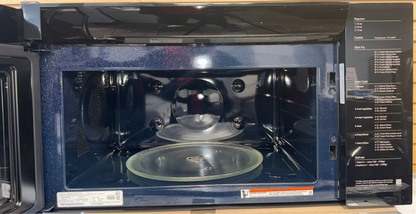 The SAMSUNG over-the-range microwave featuring Slim Fry technology, an ideal appliance for homes in Overland Park.