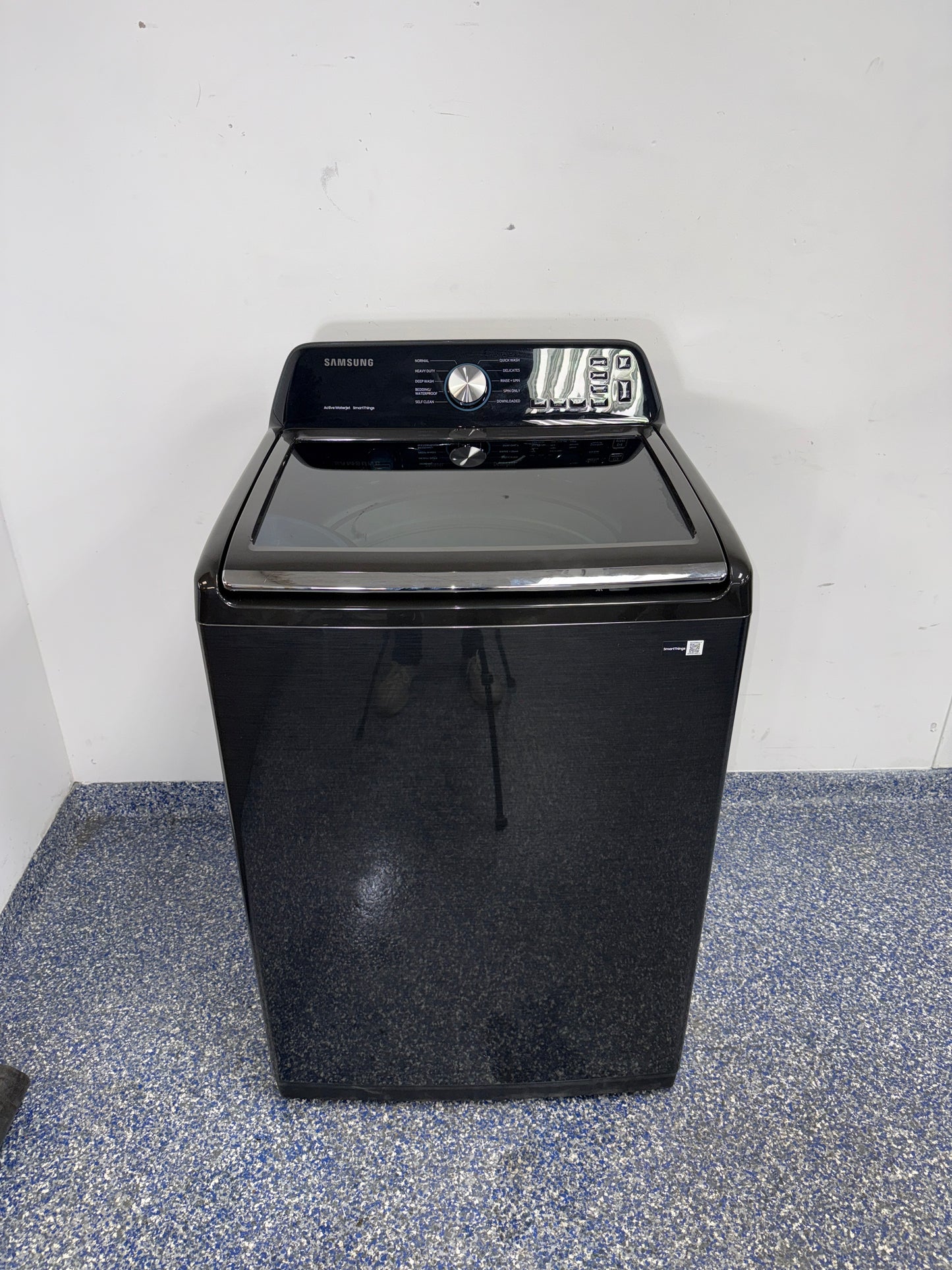 SAMSUNG WA47CG3500AV top load washer front view in Overland Park near Kansas City