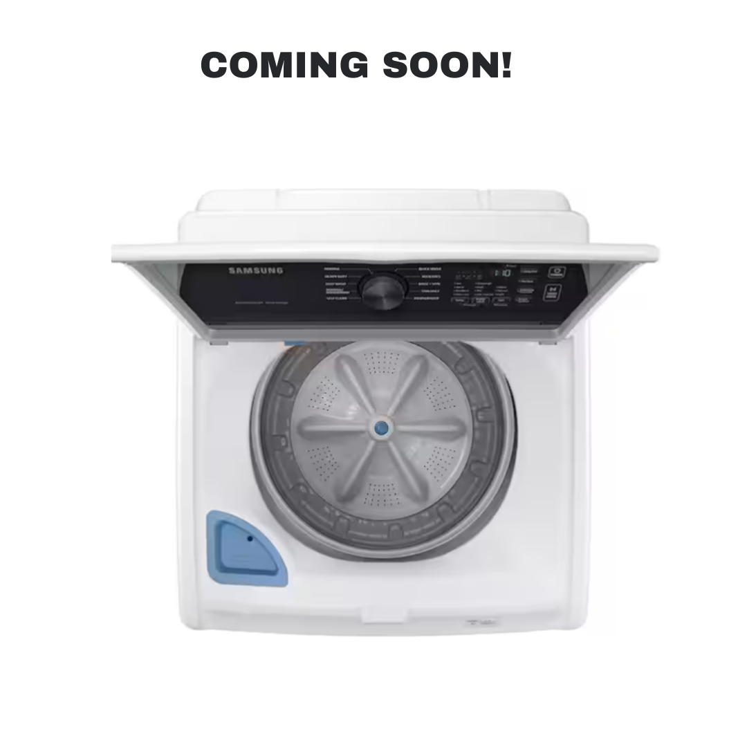 SAMSUNG WA47CG3530AW top load washer control panel view in Overland Park Kansas City