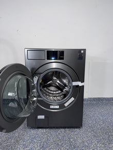 SAMSUNG WF90F53ADS front load washer angled view in Overland Park Kansas City