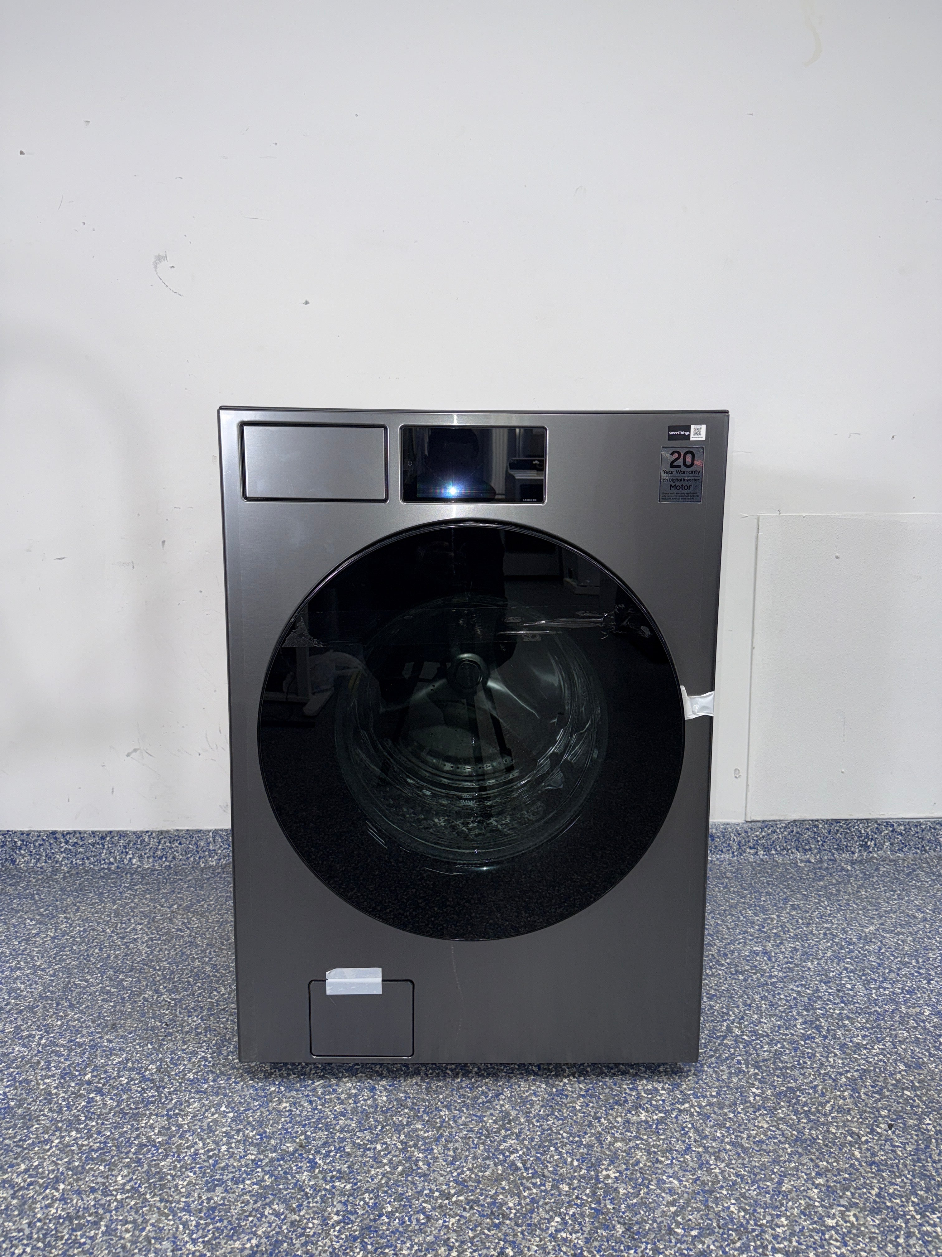 SAMSUNG WF90F53ADS front load washer front view in Overland Park Kansas City
