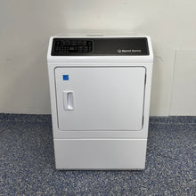 Speed Queen DF7 7.0 cu ft white front load dryer (DF7004WE) front view at Appliance Shark