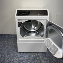 Speed Queen DF7 white front load dryer open door showing 7.0 cu ft drum (DF7004WE)