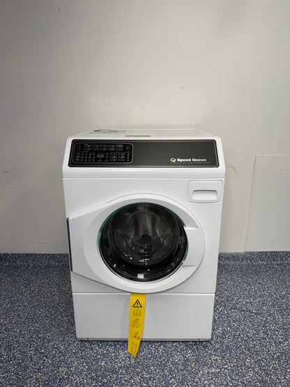 Speed Queen FF7 3.5 cu ft white washer (FF7009WN) front view at Appliance Shark 