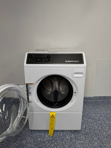 Speed Queen FF7 white washer front load open door showing 3.5 cu ft drum (FF7009WN)