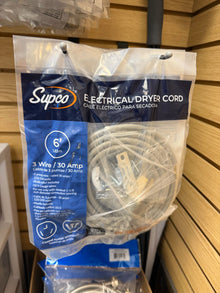 3-Prong 30 Amp Dryer Power Cord SDC3-30-6 available at Appliance Shark in Overland Park, KS.