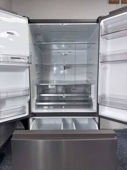 The WHIRLPOOL French door refrigerator, model WRFF3536SZ, with its 25.2 cu. ft. capacity, available at Appliance Shark.