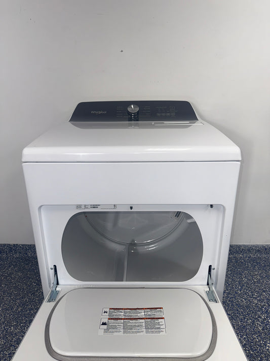 Whirlpool WED5010LW1 interior light and drum detail Kansas City home