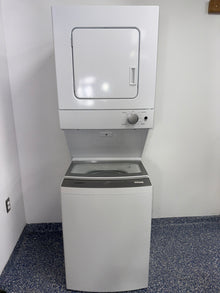 The WHIRLPOOL WET4024HW stacked laundry center from the front, highlighting its compact size and a great deal in Kansas.