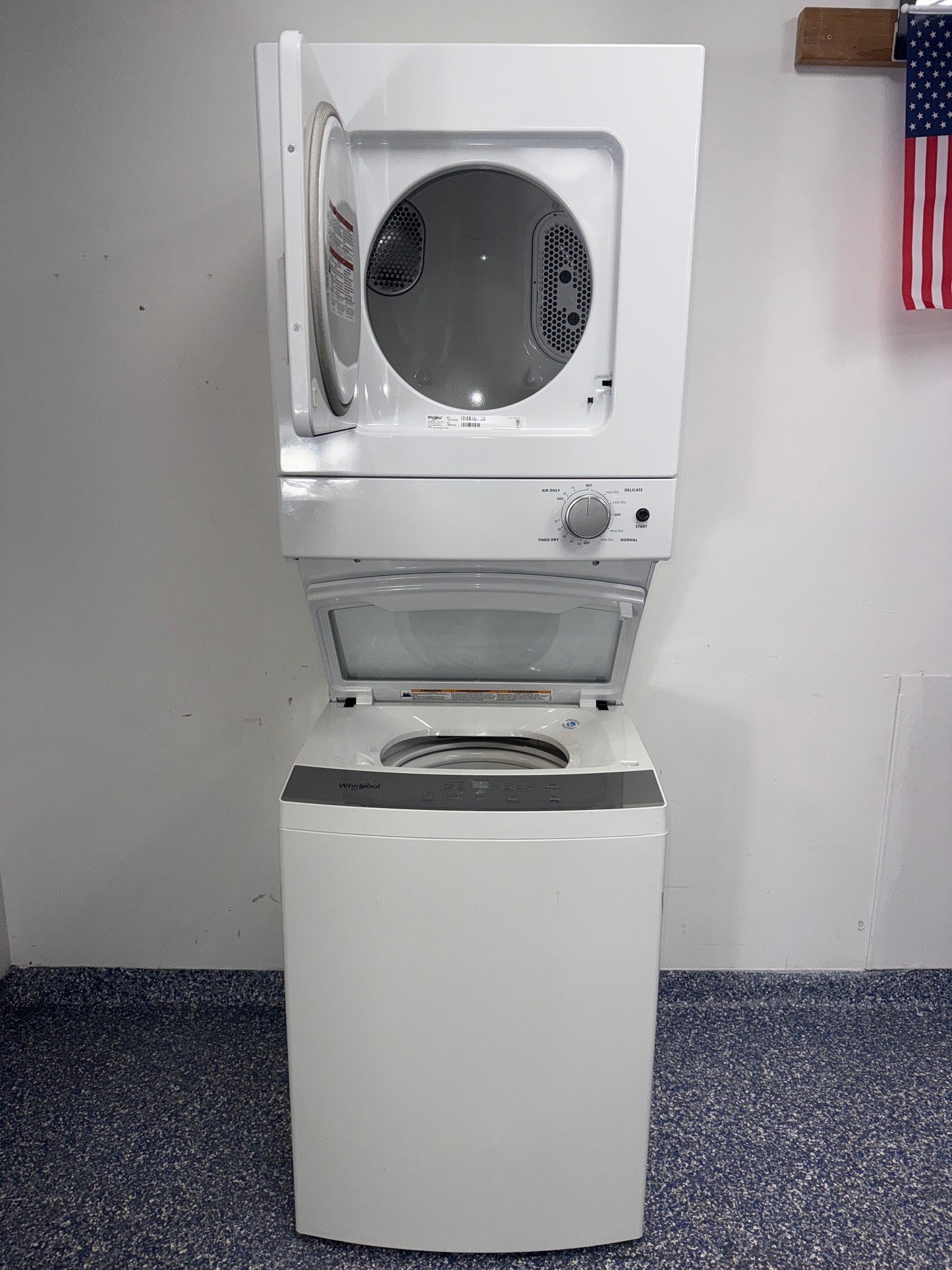 WHIRLPOOL WET4024HWO laundry center EasyView™ glass lid in Kansas City