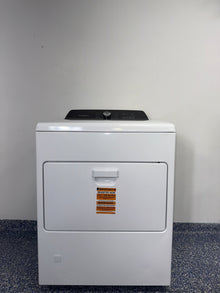The WHIRLPOOL WGD5010LW gas dryer from the front, highlighting its AutoDry™ Drying System and a great deal in Kansas.