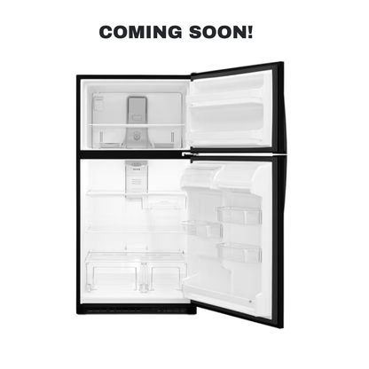 WHIRLPOOL WRT311FZDB top freezer refrigerator angled view in Overland Park Kansas City