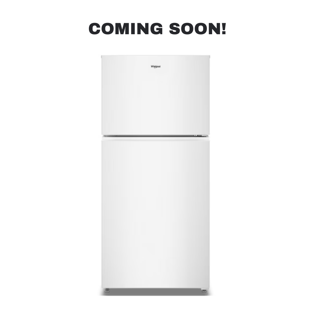 WHIRLPOOL WRTX5419SW top freezer refrigerator front view in Overland Park Kansas City