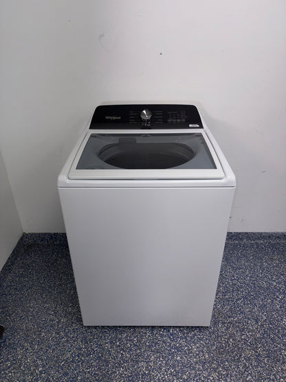 WHIRLPOOL WTW5020SW0 top load washer front view in Overland Park near Kansas City